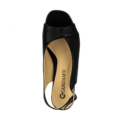 Cardams ECLB RSS 00196 Beige/Black Women Heeled Sandals