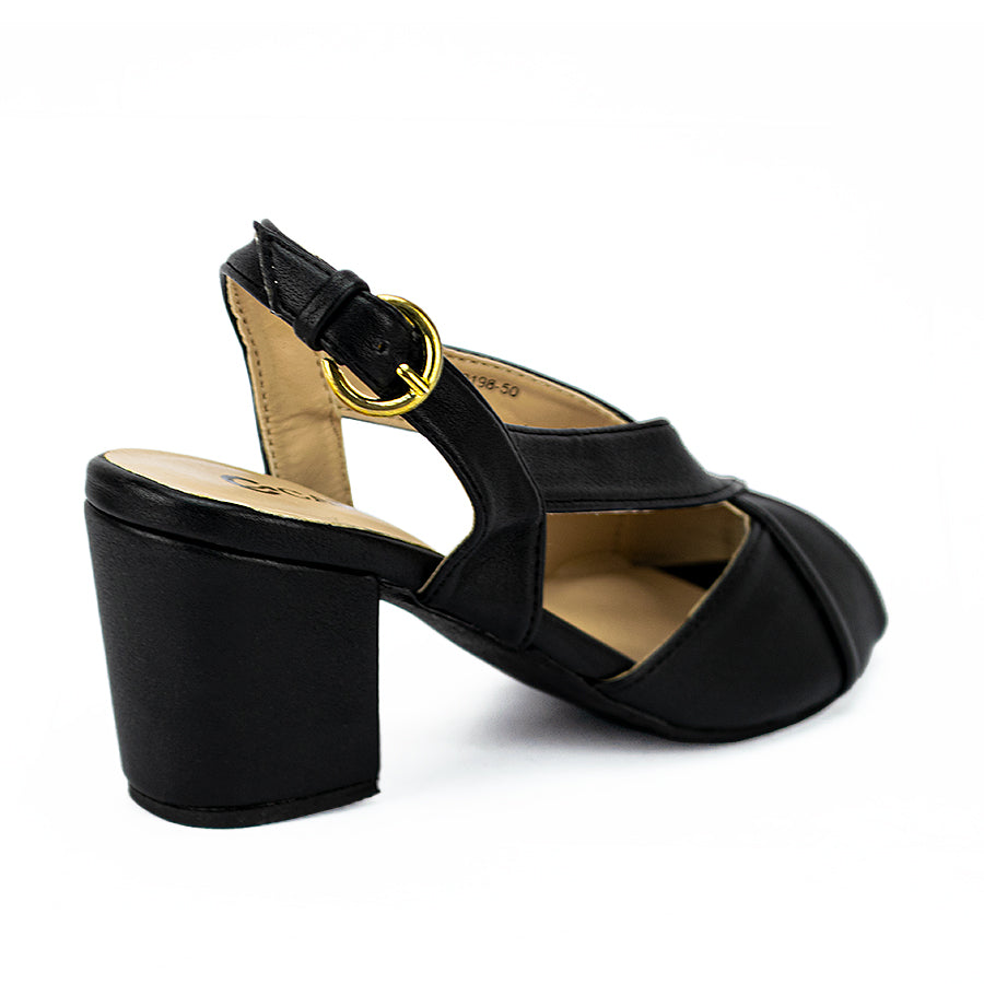 Cardams ECLB RSS 00198 Beige/Black/Cream Women Heeled Sandals