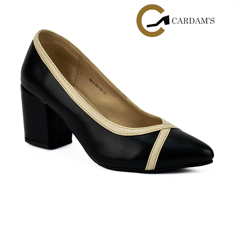 Cardams ECLB OLV 00199 BLACK/BEIGE Women PUMPS