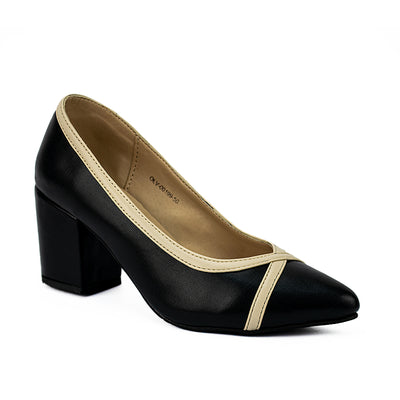 Cardams ECLB OLV 00199 BLACK/BEIGE Women PUMPS