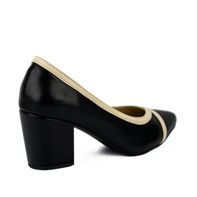 Cardams ECLB OLV 00199 BLACK/BEIGE Women PUMPS