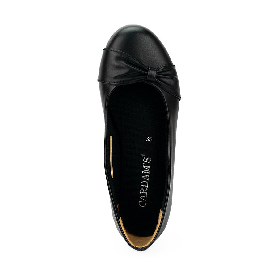Cardams ECLC RSS 00110 Black Women Flat School Shoes