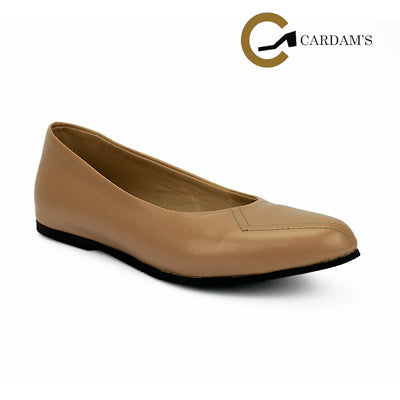Cardams ECLB RSS 00117 Beige/Black Women Flats