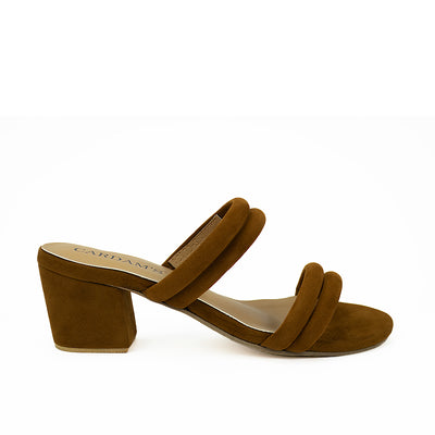 Cardams ECLB RSS 00134 Black/Tan Heeled Sandals