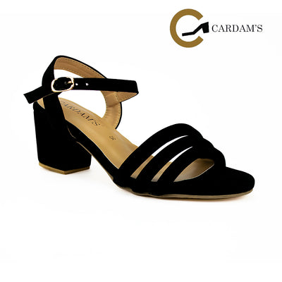 Cardams ECLB RSS 00135 Beige/Black Heeled Sandals