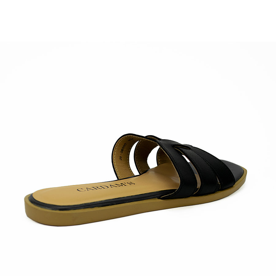 Cardams ECLB WA 00090 Black/Blue/Yellow Women Flats Sandals