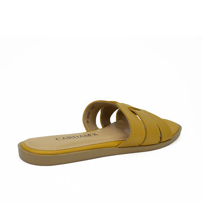 Cardams ECLB WA 00090 Black/Blue/Yellow Women Flats Sandals