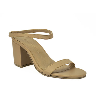 Cardams ECLC CN 00200 Beige/Black/Brown Women Heeled Sandals