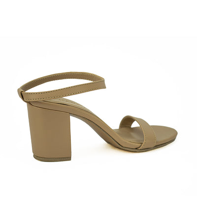 Cardams ECLC CN 00200 Beige/Black/Brown Women Heeled Sandals