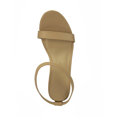 Cardams ECLC CN 00200 Beige/Black/Brown Women Heeled Sandals