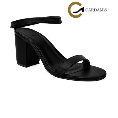 Cardams ECLC CN 00200 Beige/Black/Brown Women Heeled Sandals