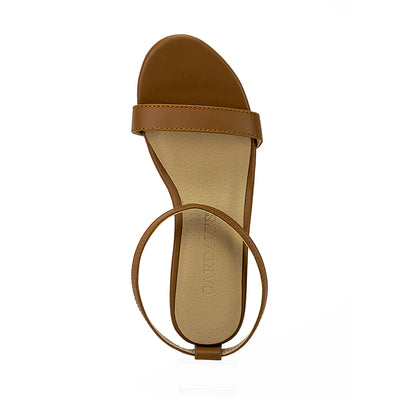 Cardams ECLC CN 00200 Beige/Black/Brown Women Heeled Sandals
