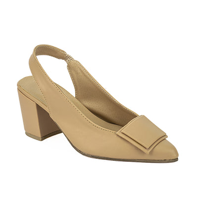 Cardams ECLC CN 00201 Beige/Black/Off White Women Heeled Mules
