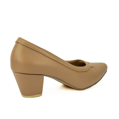 Cardams ECLC MAR 00081 Beige/Black Women Pumps