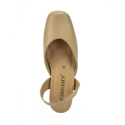 Cardams ECLB RSS 00203 Beige/Black/Tan Women Heeled Sandals