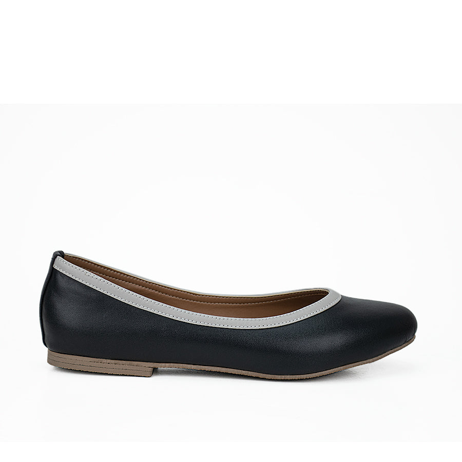 Cardams ECLB ERM 00166 Black/dark Gray/Mocca Women Flats