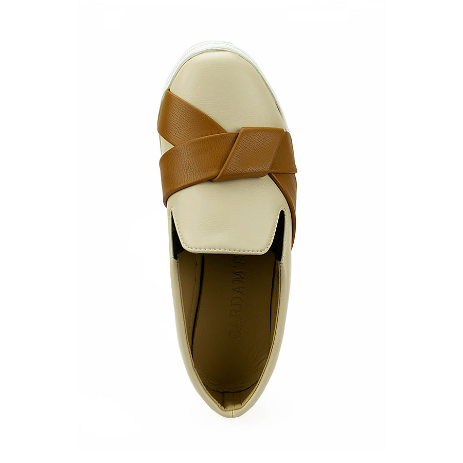 Cardams ECLA JON 00145 Cream Women Sneakers