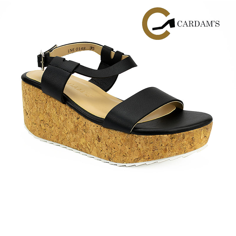 Cardams ECLB LNE 00148 Black Women Wedge