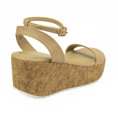 Cardams ECLB LNE 00151 Beige Women Wedge