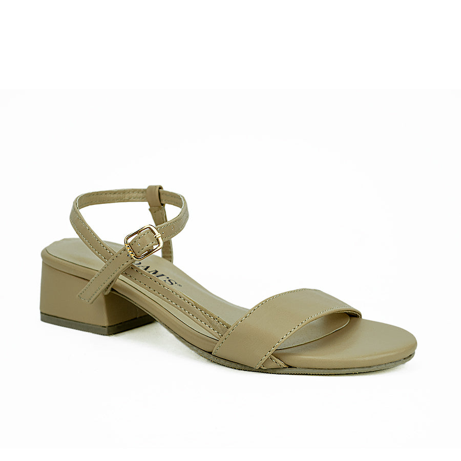 Cardams ECLB LNE 00182 Beige/Brown Heeled Sandals