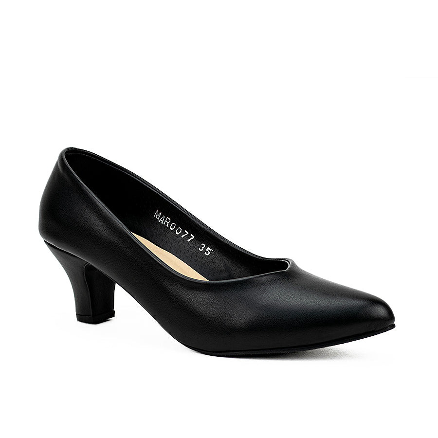 Cardams ECLB MAR 00077A Black Women Pumps