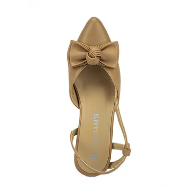 ardams ECLB MAR 00186 Beige/Black Women Heel Mules