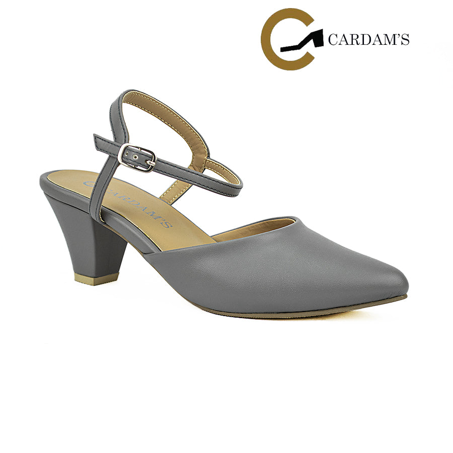 Cardams ECLB MAR 00187 Black/Gray/Mocca Women Heels Mules