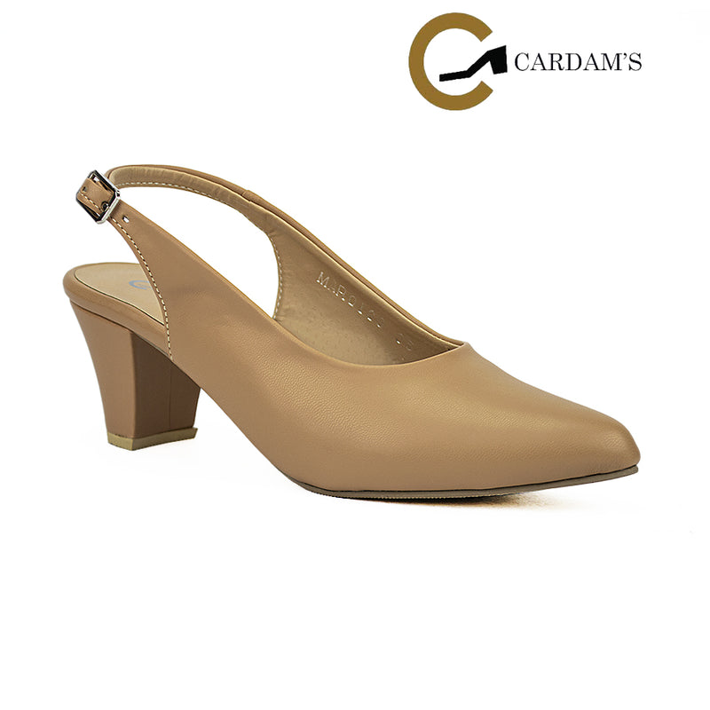 Cardams ECLB MAR 00189 Beige/Black Women Heel Mules