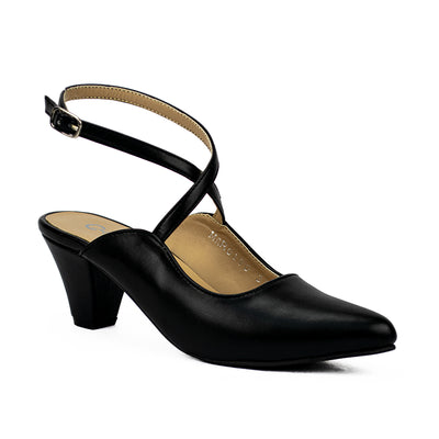 Cardams ECLB MAR 00190 Black/Cream Women Heel Mules