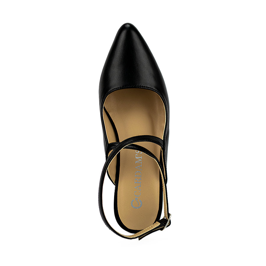 Cardams ECLB MAR 00190 Black/Cream Women Heel Mules