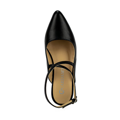 Cardams ECLB MAR 00190 Black/Cream Women Heel Mules