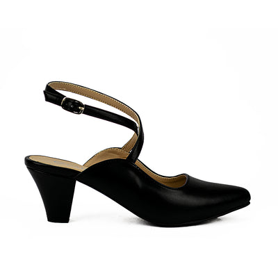 Cardams ECLB MAR 00190 Black/Cream Women Heel Mules