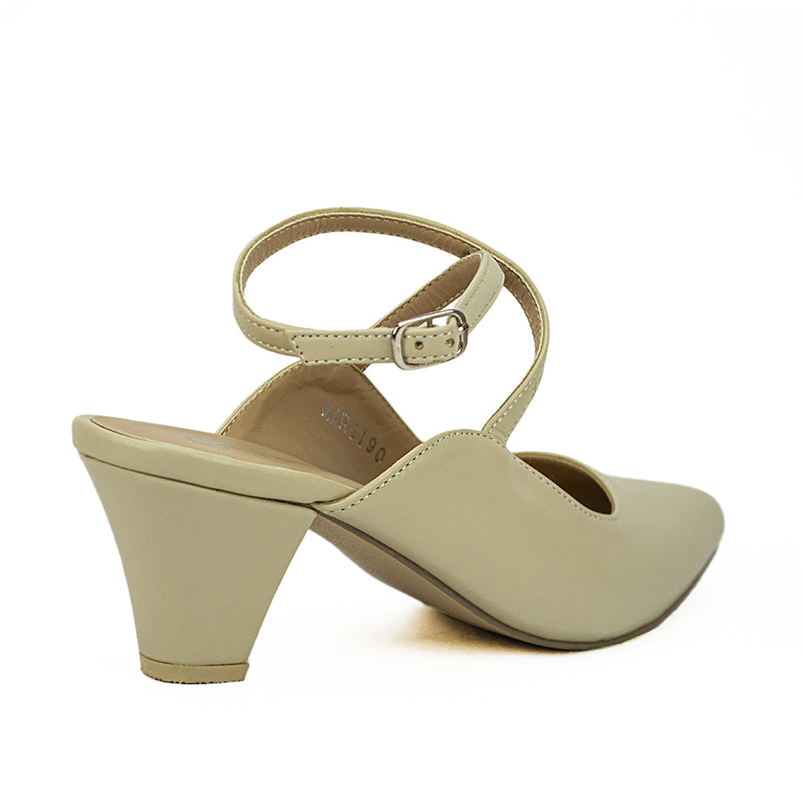 Cardams ECLB MAR 00190 Black/Cream Women Heel Mules