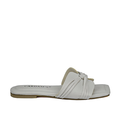 Cardams ECLB  NDM 00167 Black/Cream/White Women Flat Sandals