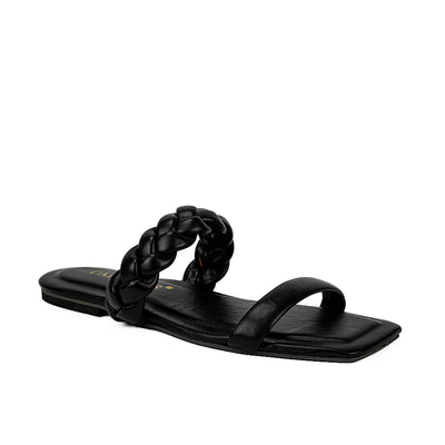 Cardams ECLB  NDM 00169 Beige/Black/Nude Women Flat Sandals