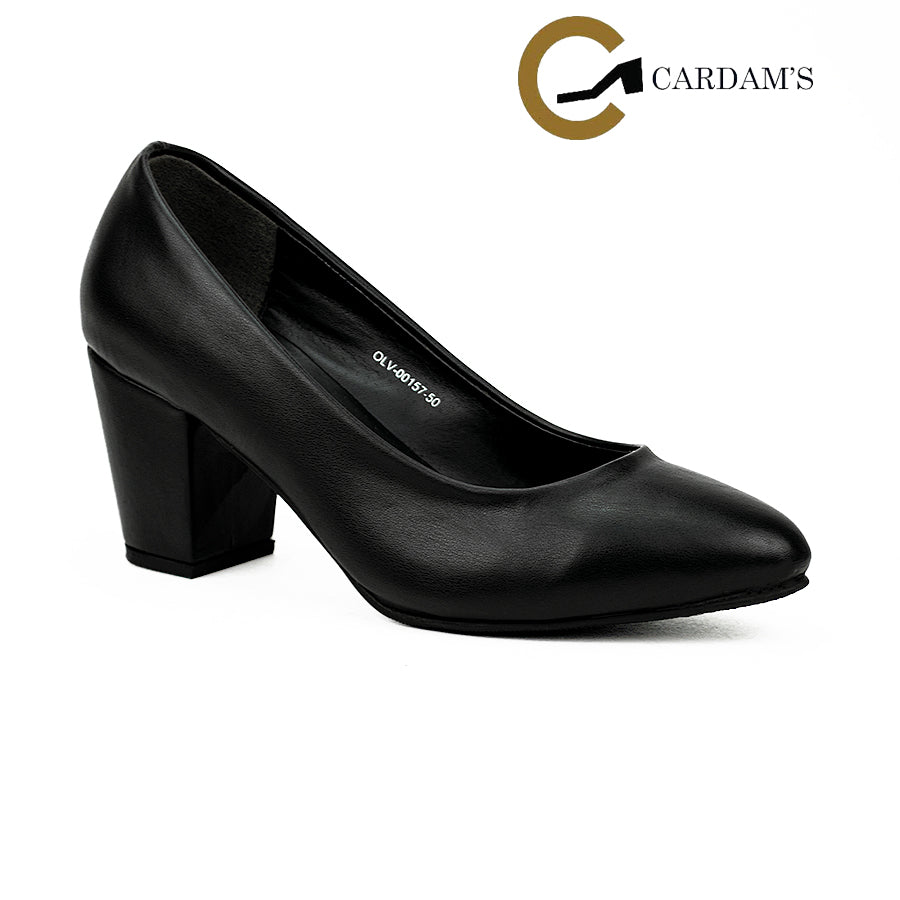 Cardams ECLB OLV 00157 Black Women Pumps