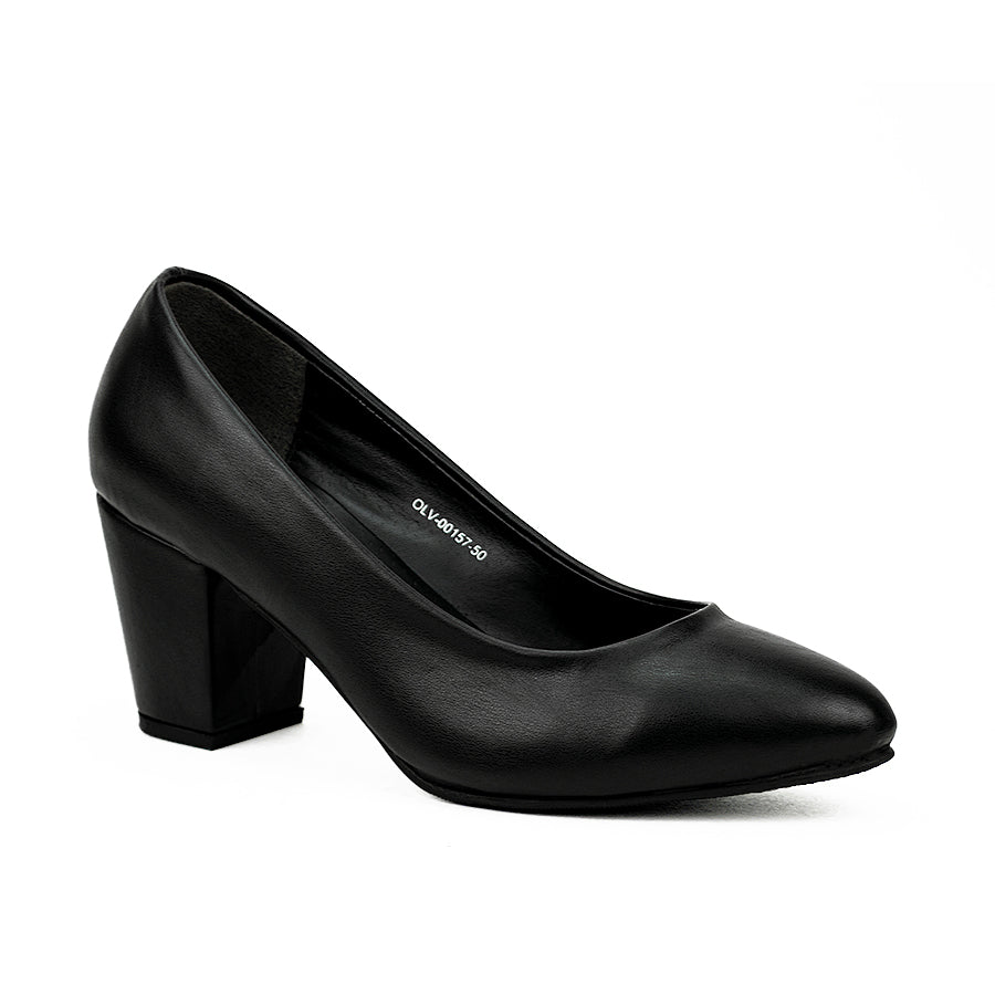 Cardams ECLB OLV 00157 Black Women Pumps
