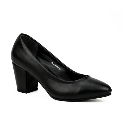 Cardams ECLB OLV 00157 Black Women Pumps