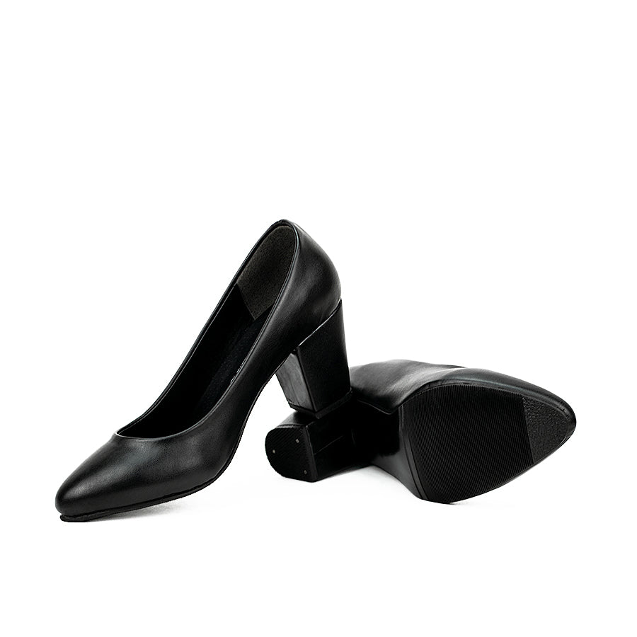 Cardams ECLB OLV 00157 Black Women Pumps