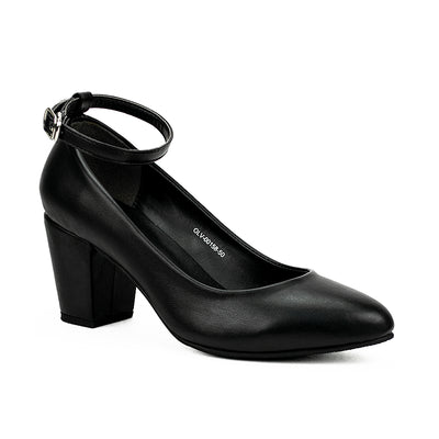 Cardams ECLB OLV 00158 Black Women Pumps
