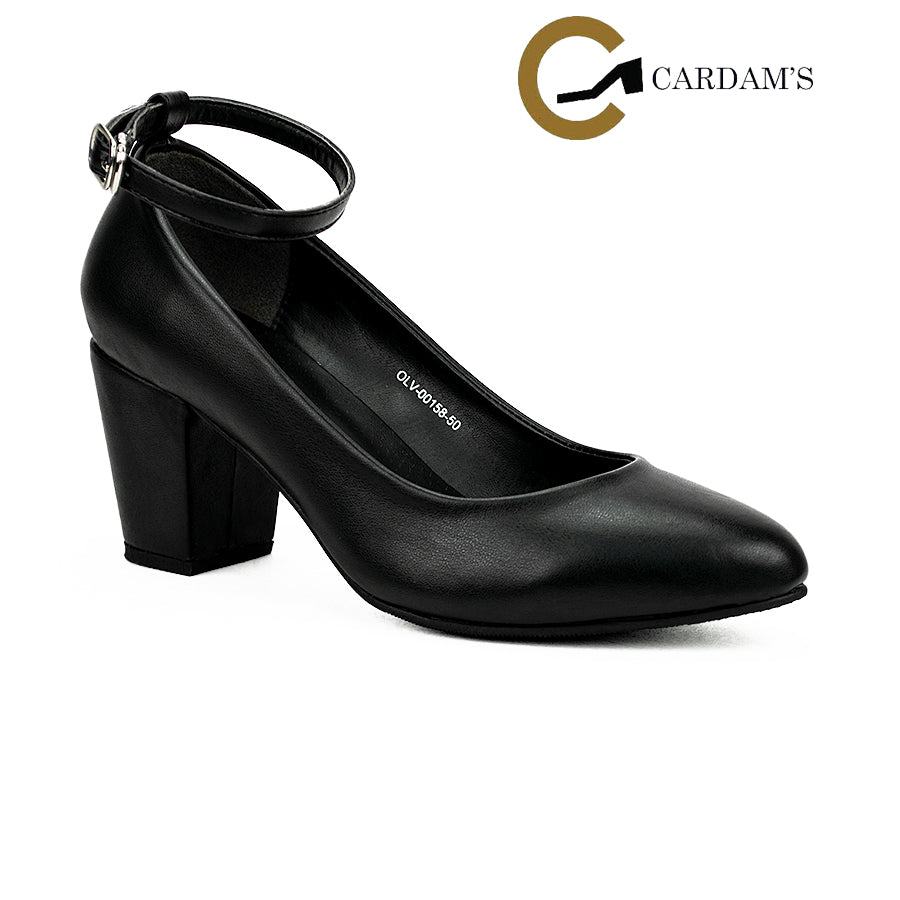 Cardams ECLB OLV 00158 Black Women Pumps