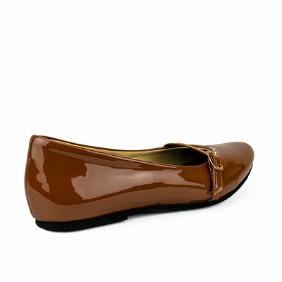 Cardams ECLB RSS 00160 Blk/Tan Women Flat