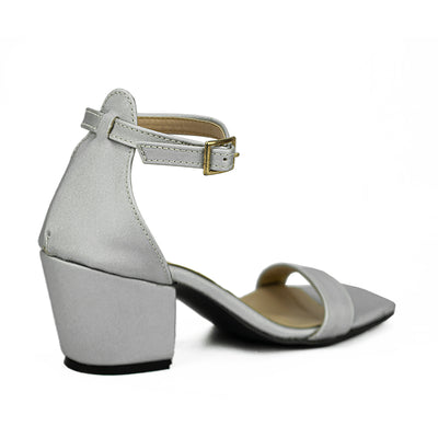 Cardams ECLB RSS 00194 Beige/Light Gray Women Heeled Sandals