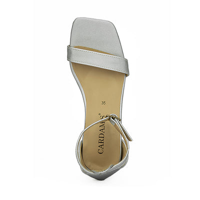 Cardams ECLB RSS 00194 Beige/Light Gray Women Heeled Sandals