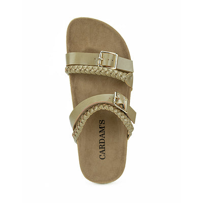 Cardams ECLB WA 00124 Brown/Gray Women Flat Sandals