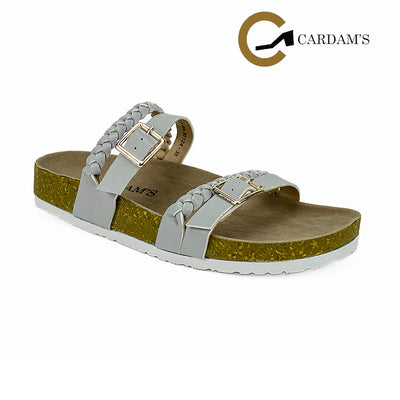 Cardams ECLB WA 00124 Brown/Gray Women Flat Sandals