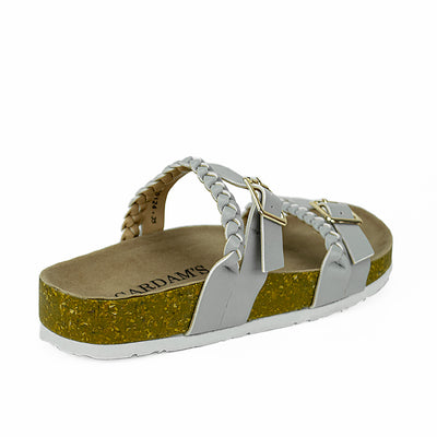 Cardams ECLB WA 00124 Brown/Gray Women Flat Sandals