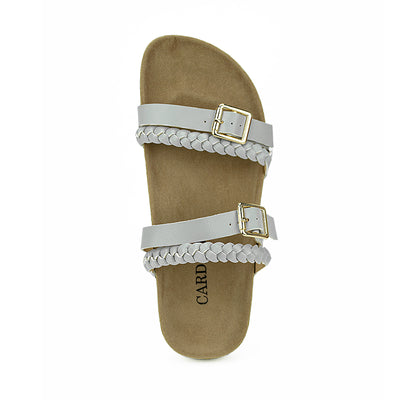 Cardams ECLB WA 00124 Brown/Gray Women Flat Sandals
