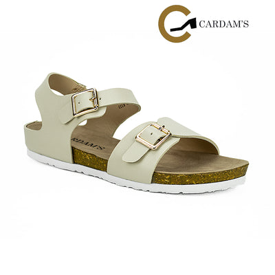Cardams ECLB WA 00127 Blue/Cream Women Flat Sandals