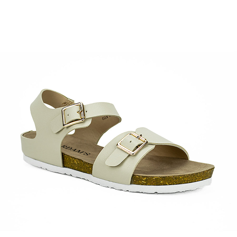 Cardams ECLB WA 00127 Blue/Cream Women Flat Sandals